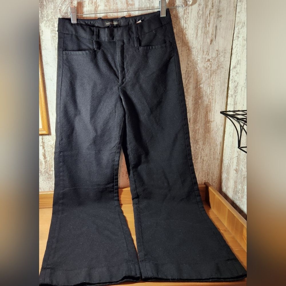 Banana Republic Black Wide Leg Pants